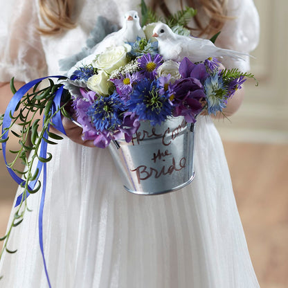 Enchantment Flower Girl Arrangement –  Loop Flower Studio, Chicago IL