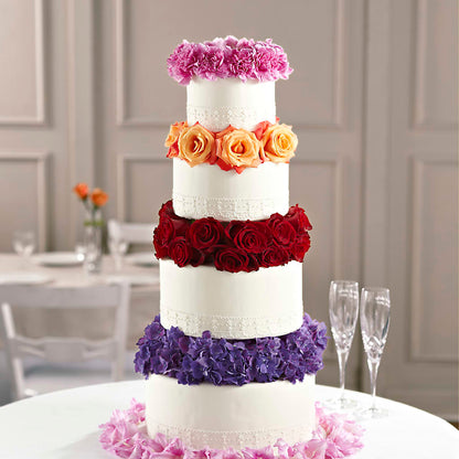 Infinite Love Cake Décor –  Loop Flower Studio, Chicago IL