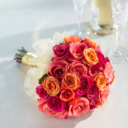 Sweet Roses Bouquet –  Loop Flower Studio, Chicago IL