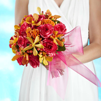 Brilliant Shades of Love Bouquet –  Loop Flower Studio, Chicago IL