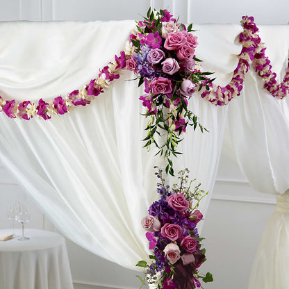 Color & Light Chuppah Decor –  Loop Flower Studio, Chicago IL