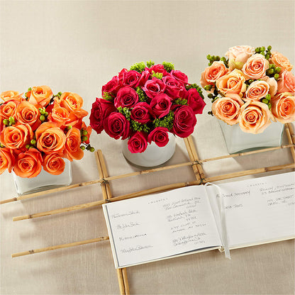 Dawn Rose Centerpiece –  Loop Flower Studio, Chicago IL