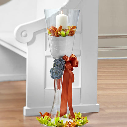 Matrimony Pew Decor –  Loop Flower Studio, Chicago IL
