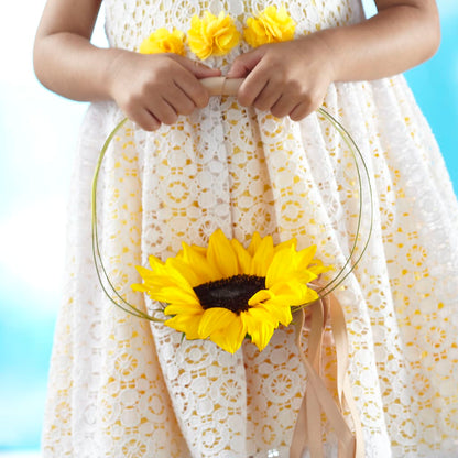 Sweet Sunshine Flower Girl Bouquet –  Loop Flower Studio, Chicago IL