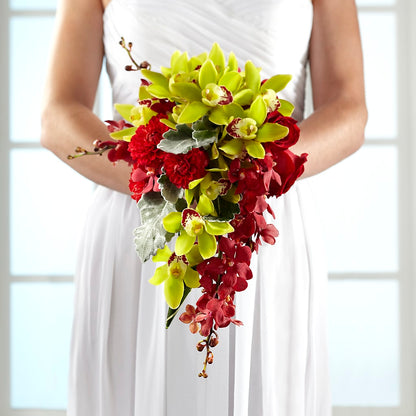 Elegant Orchid Bouquet –  Loop Flower Studio, Chicago IL