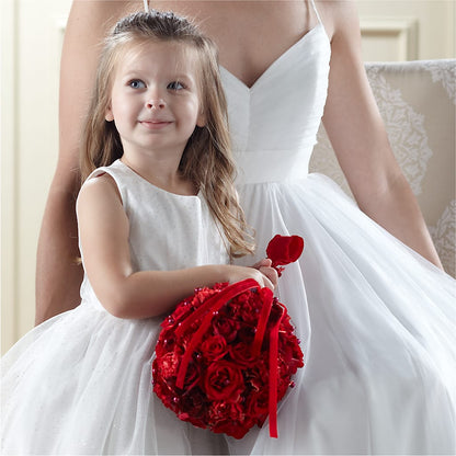 Pure at Heart Flower Girl Arrangement –  Loop Flower Studio, Chicago IL
