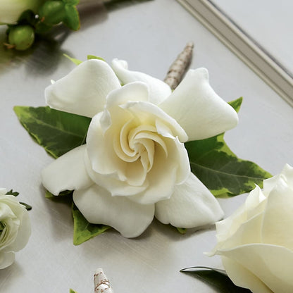Gardenia Boutonniere –  Loop Flower Studio, Chicago IL
