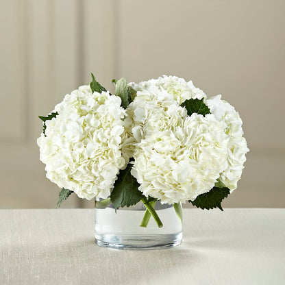 White Hydrangea Bouquet –  Loop Flower Studio, Chicago IL